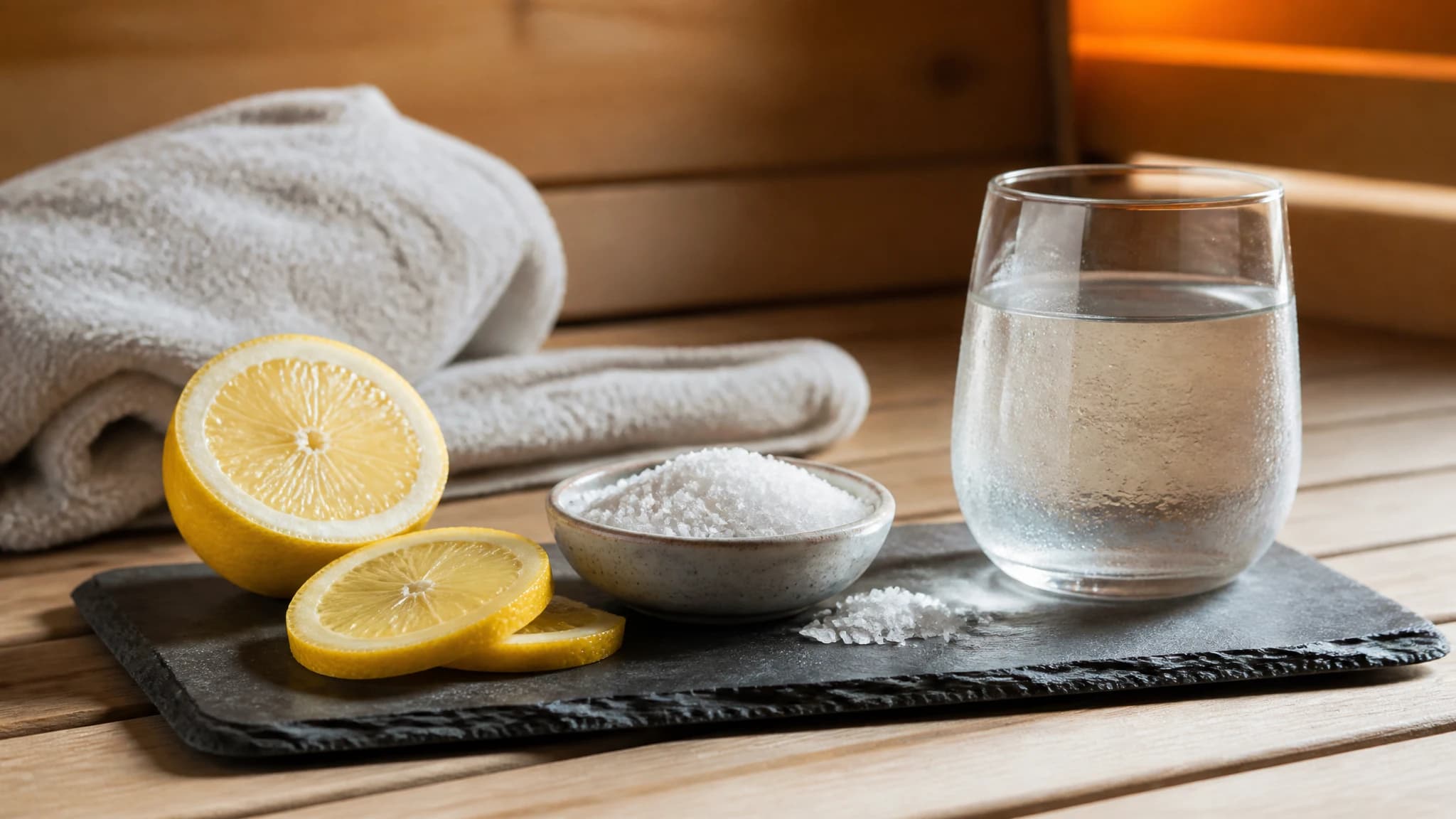 Natural electrolyte sources like lemon and salt